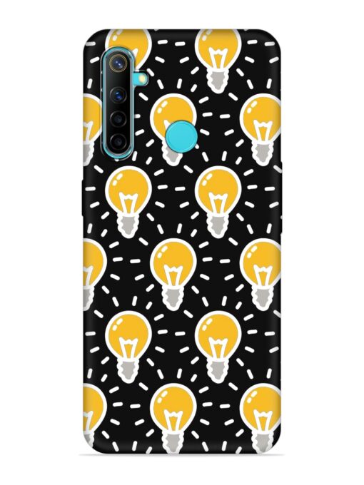 Light Bulb Seamless Embossed Soft Silicone Case for Realme Narzo 10 Zapvi