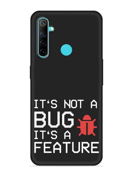 Not Bug Feature Embossed Soft Silicone Case for Realme Narzo 10 Zapvi