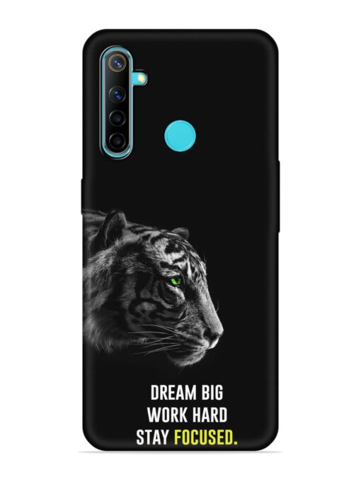 Dream Big Work Hard Embossed Soft Silicone Case for Realme Narzo 10 Zapvi