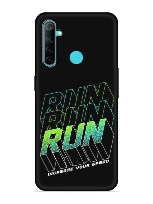 Run Embossed Soft Silicone Case for Realme Narzo 10 Zapvi