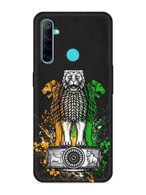 Pillars Of Ashoka Embossed Soft Silicone Case for Realme Narzo 10 Zapvi