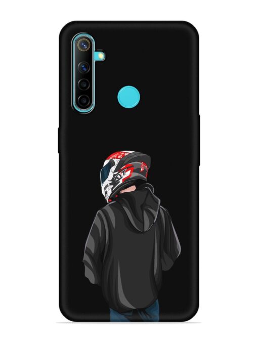 Motorcycle Rider Embossed Soft Silicone Case for Realme Narzo 10 Zapvi