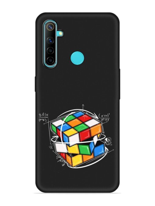 Cubik Vector Embossed Soft Silicone Case for Realme Narzo 10 Zapvi