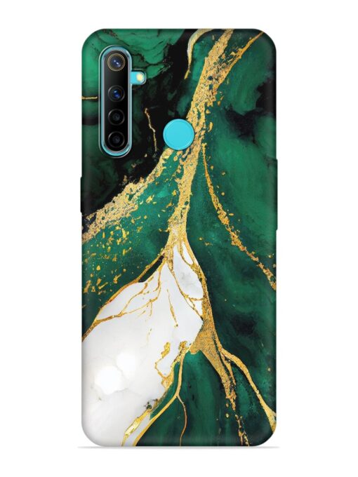 Blue Marble Art Embossed Soft Silicone Case for Realme Narzo 10 Zapvi