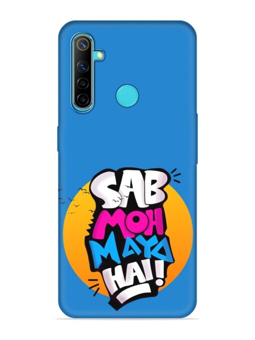 Sab Moh Moya Embossed Soft Silicone Case for Realme Narzo 10 Zapvi