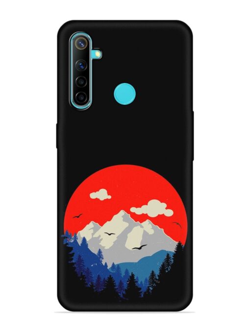 Mountain Abstract Embossed Soft Silicone Case for Realme Narzo 10 Zapvi