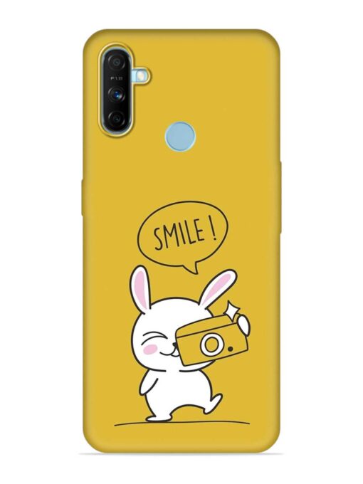 Hey Smile Please Embossed Soft Silicone Case for Realme Narzo 20A Zapvi