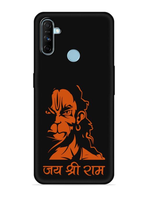 Angry Hanuman Embossed Soft Silicone Case for Realme Narzo 20A Zapvi