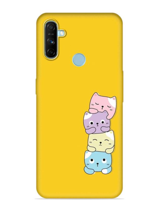 Cartoon Anime Embossed Soft Silicone Case for Realme Narzo 20A Zapvi