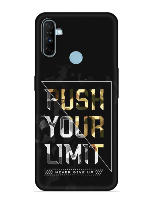 Push Your Limits Embossed Soft Silicone Case for Realme Narzo 20A Zapvi