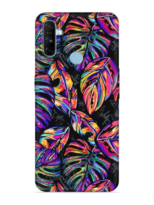 Tropical Seamless Vector Embossed Soft Silicone Case for Realme Narzo 20A Zapvi