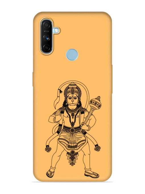 Indian God Hanuman Embossed Soft Silicone Case for Realme Narzo 20A Zapvi