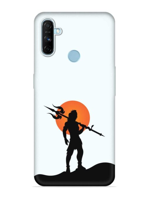 Lord Mahadev Trendy Embossed Soft Silicone Case for Realme Narzo 20A Zapvi