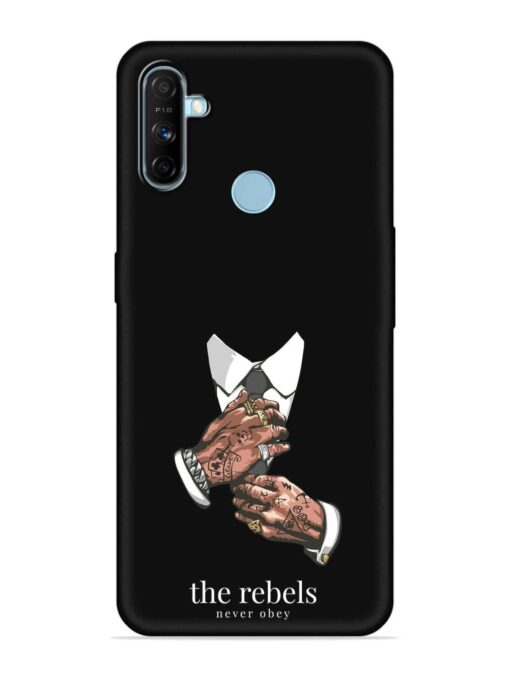 Rebels Slogan Man Embossed Soft Silicone Case for Realme Narzo 20A Zapvi