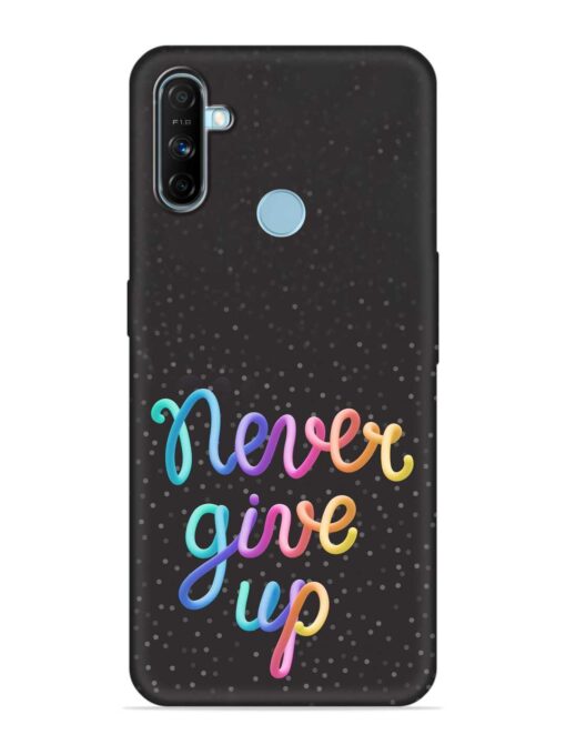 Colorful Stylized Rainbow Embossed Soft Silicone Case for Realme Narzo 20A Zapvi