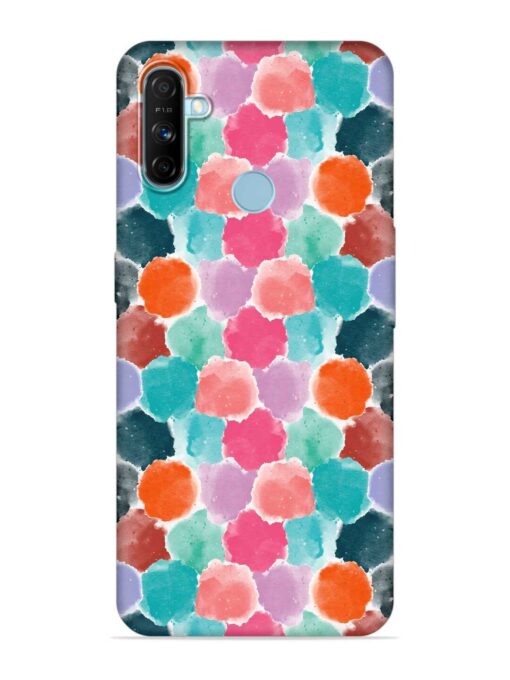 Colorful Seamless Pattern Embossed Soft Silicone Case for Realme Narzo 20A Zapvi