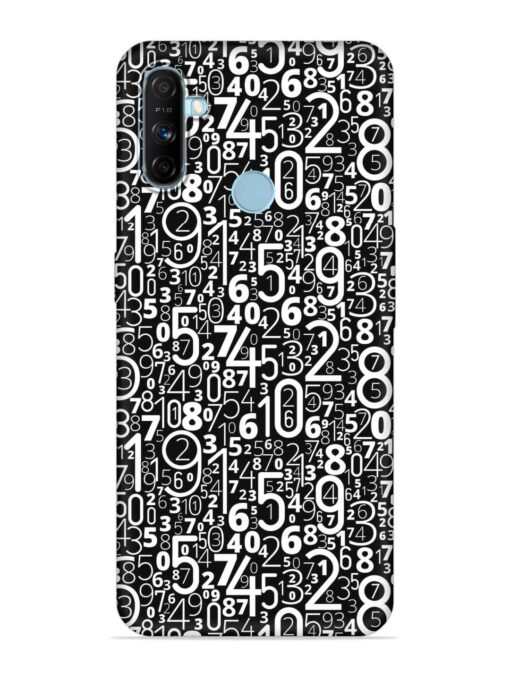 Many Numbers Different Embossed Soft Silicone Case for Realme Narzo 20A Zapvi