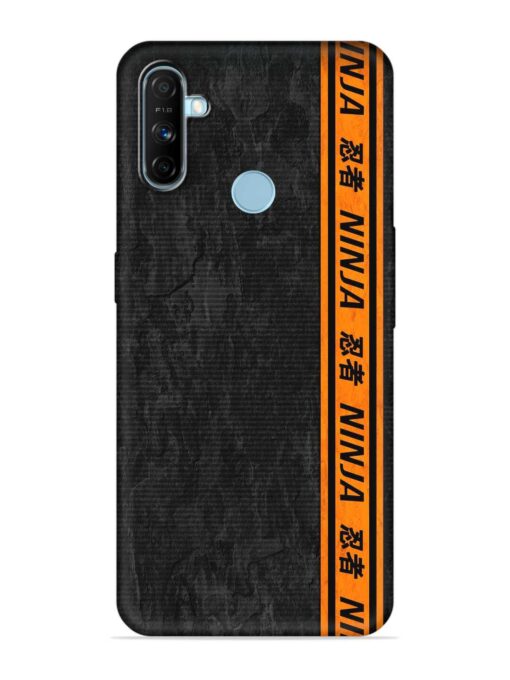 Ninja Srtips Embossed Soft Silicone Case for Realme Narzo 20A Zapvi