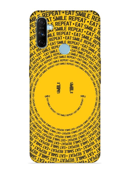 Smiley Embossed Soft Silicone Case for Realme Narzo 20A Zapvi