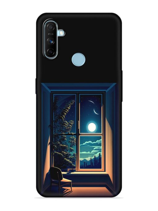 Night View At Window Embossed Soft Silicone Case for Realme Narzo 20A Zapvi