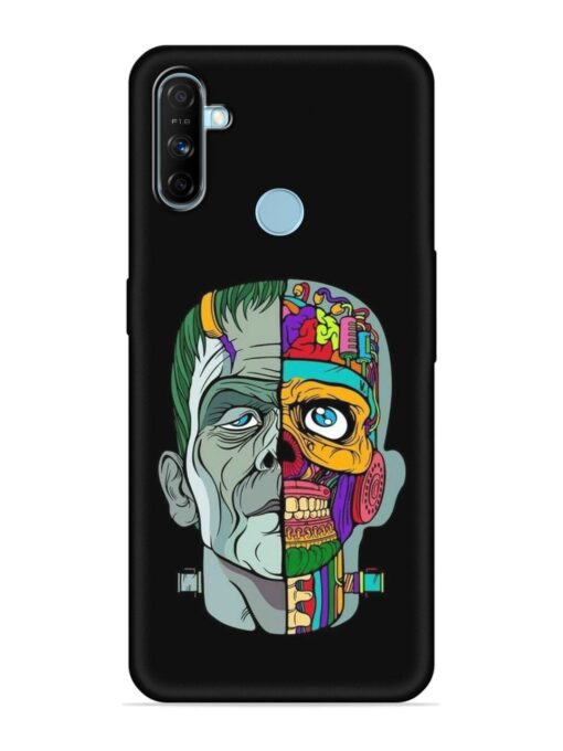 Men Vs Skull Embossed Soft Silicone Case for Realme Narzo 20A Zapvi