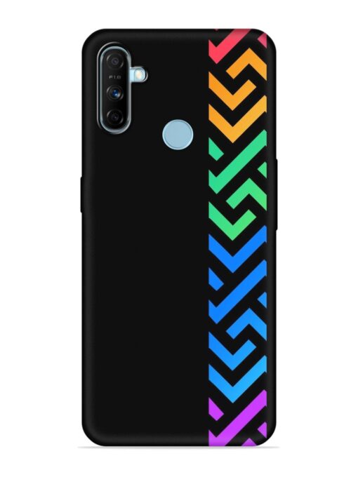 Colorshape Stripes Embossed Soft Silicone Case for Realme Narzo 20A Zapvi