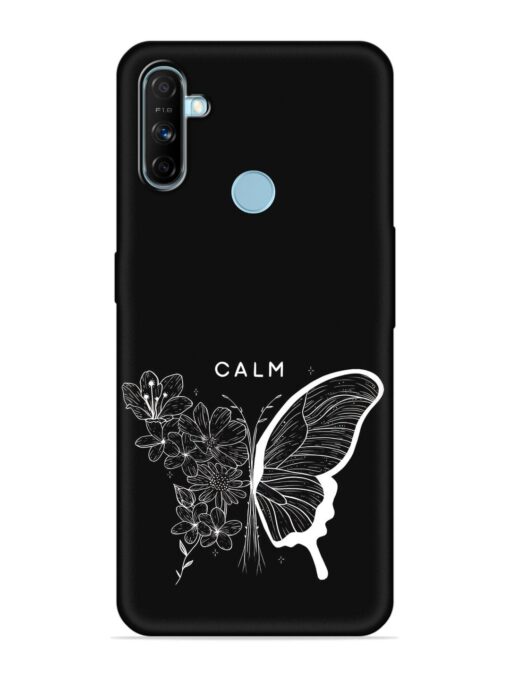 Calm Embossed Soft Silicone Case for Realme Narzo 20A Zapvi