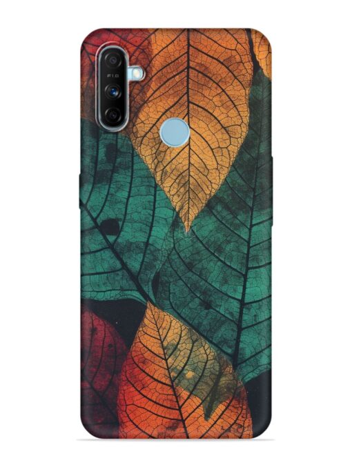 Leaves Artwork Embossed Soft Silicone Case for Realme Narzo 20A Zapvi