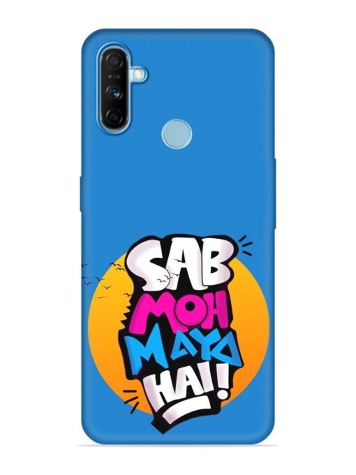 Sab Moh Moya Embossed Soft Silicone Case for Realme Narzo 20A Zapvi