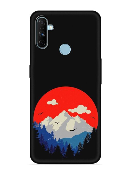 Mountain Abstract Embossed Soft Silicone Case for Realme Narzo 20A Zapvi