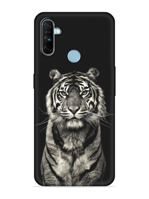 Tiger Art Embossed Soft Silicone Case for Realme Narzo 20A Zapvi