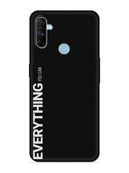 Everything You Can Embossed Soft Silicone Case for Realme Narzo 20A Zapvi