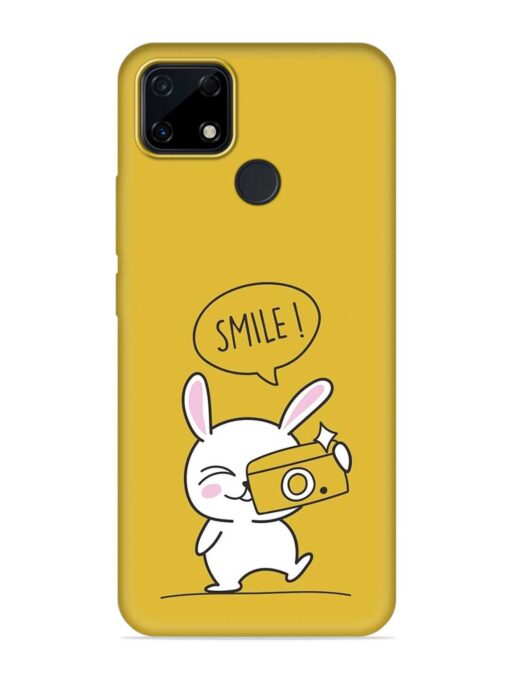 Hey Smile Please Embossed Soft Silicone Case for Realme Narzo 30A Zapvi