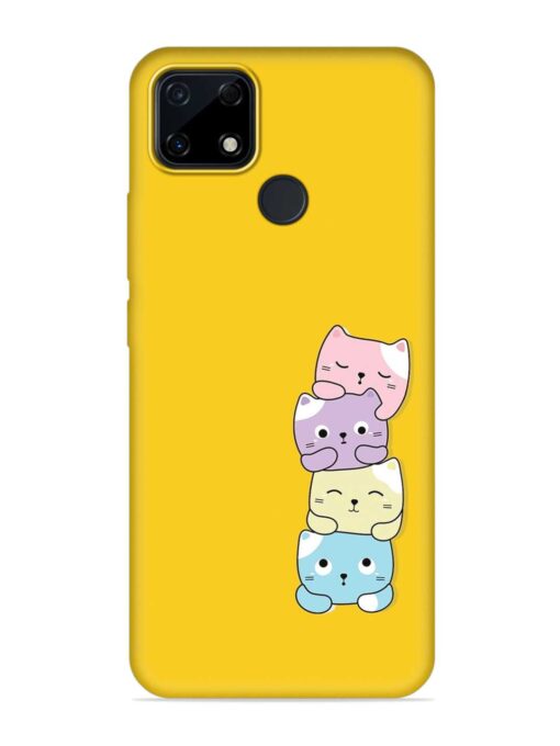 Cartoon Anime Embossed Soft Silicone Case for Realme Narzo 30A Zapvi