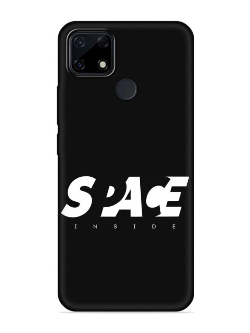 Space Typography Art Embossed Soft Silicone Case for Realme Narzo 30A Zapvi