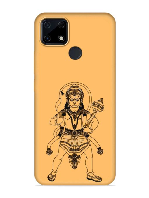 Indian God Hanuman Embossed Soft Silicone Case for Realme Narzo 30A Zapvi