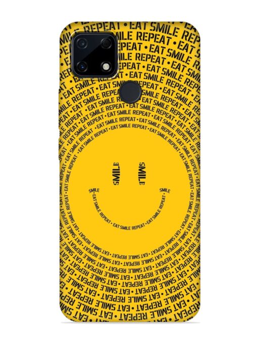 Smiley Embossed Soft Silicone Case for Realme Narzo 30A Zapvi