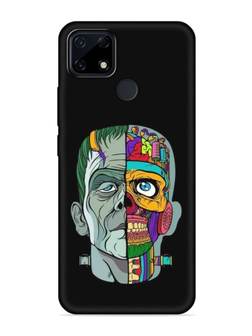 Men Vs Skull Embossed Soft Silicone Case for Realme Narzo 30A Zapvi