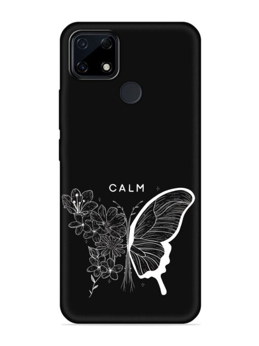 Calm Embossed Soft Silicone Case for Realme Narzo 30A Zapvi