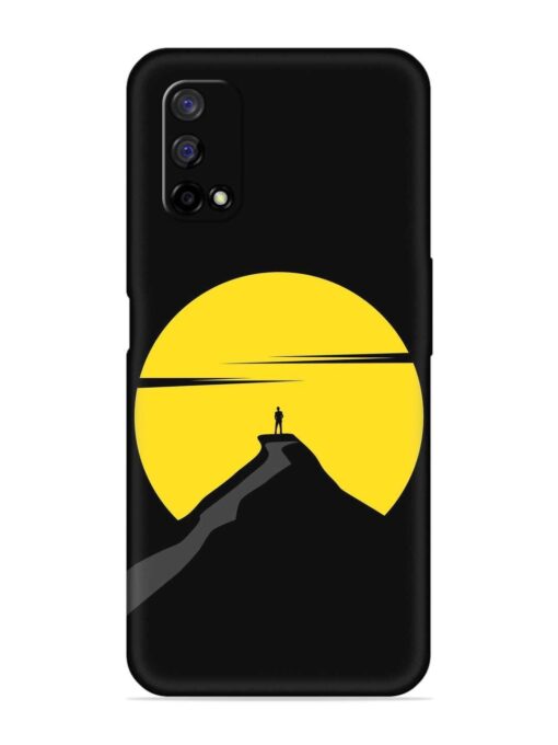 Black Ultra Vector Embossed Soft Silicone Case for Realme Narzo 30 Pro (5G) Zapvi