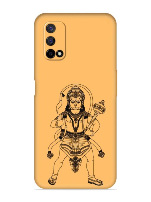 Indian God Hanuman Embossed Soft Silicone Case for Realme Narzo 30 Pro (5G) Zapvi