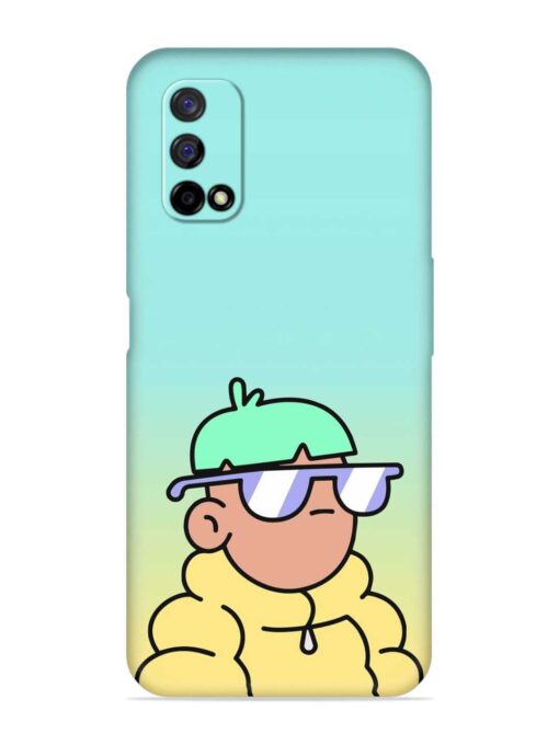 Doodles Cool Character Embossed Soft Silicone Case for Realme Narzo 30 Pro (5G) Zapvi