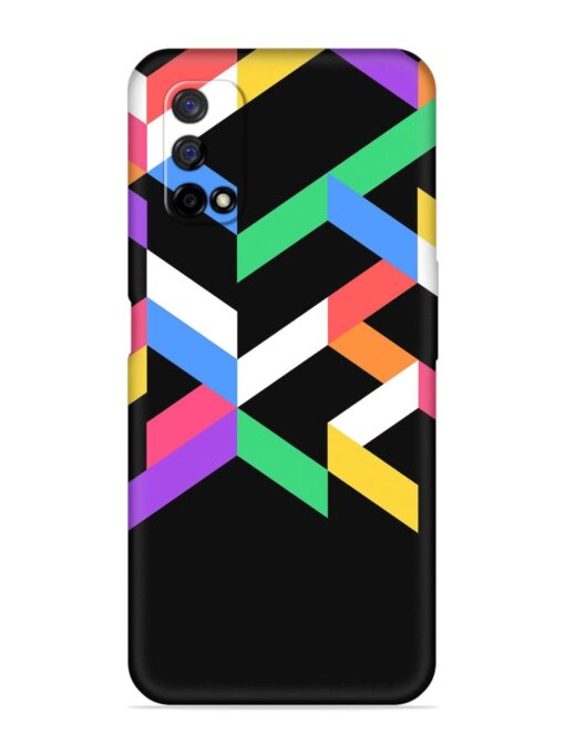 Colorshape Abstarct Embossed Soft Silicone Case for Realme Narzo 30 Pro (5G) Zapvi