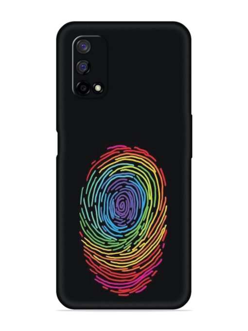 Fingerprint Of Thumb Art Embossed Soft Silicone Case for Realme Narzo 30 Pro (5G) Zapvi