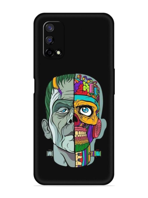 Men Vs Skull Embossed Soft Silicone Case for Realme Narzo 30 Pro (5G) Zapvi