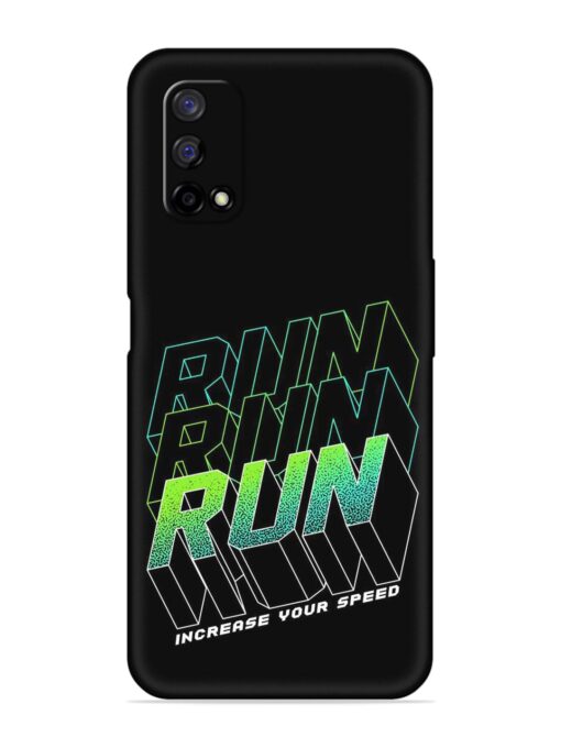 Run Embossed Soft Silicone Case for Realme Narzo 30 Pro (5G) Zapvi