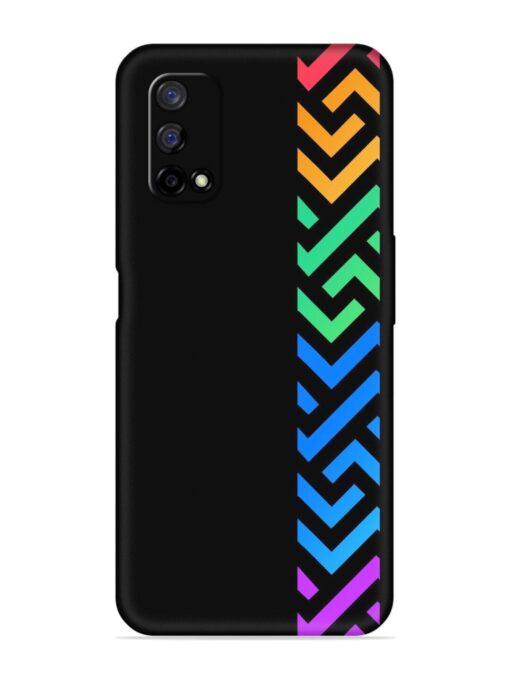 Colorshape Stripes Embossed Soft Silicone Case for Realme Narzo 30 Pro (5G) Zapvi