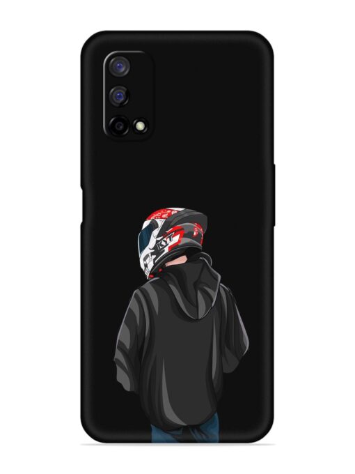 Motorcycle Rider Embossed Soft Silicone Case for Realme Narzo 30 Pro (5G) Zapvi