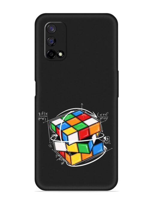 Cubik Vector Embossed Soft Silicone Case for Realme Narzo 30 Pro (5G) Zapvi