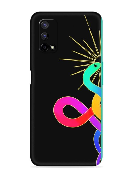 Art Geometric Abstraction Embossed Soft Silicone Case for Realme Narzo 30 Pro (5G) Zapvi